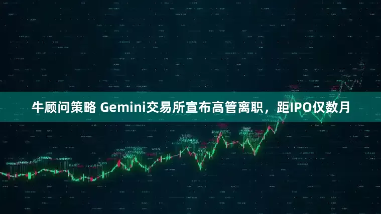 牛顾问策略 Gemini交易所宣布高管离职，距IPO仅数月